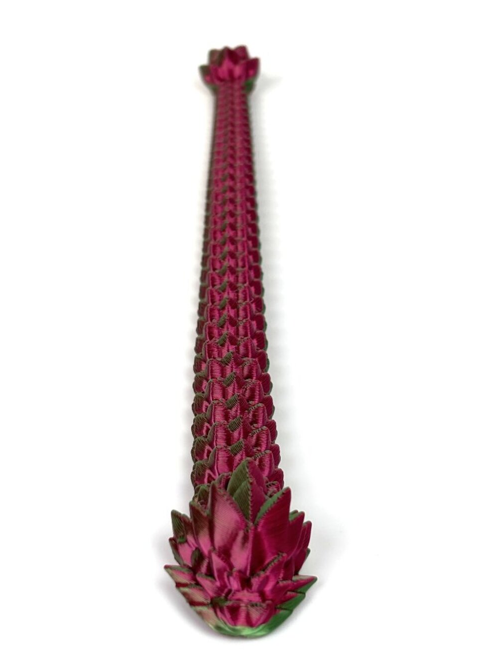 Watermelon Dragon 3D Printed Articulated Dragon Fidget Toy Sensory Gift 9.5ins